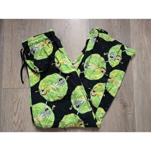 Rick and Morty Adult Swim Cartoon Network Medium Graphic Cotton Pajama Pants